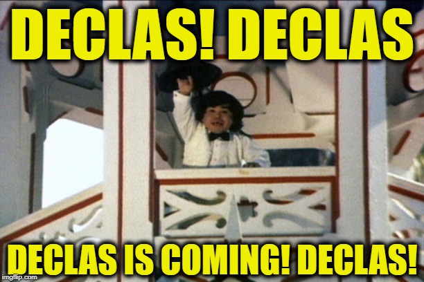 The FISA Declassification is Coming | DECLAS! DECLAS; DECLAS IS COMING! DECLAS! | image tagged in de plane de plane | made w/ Imgflip meme maker