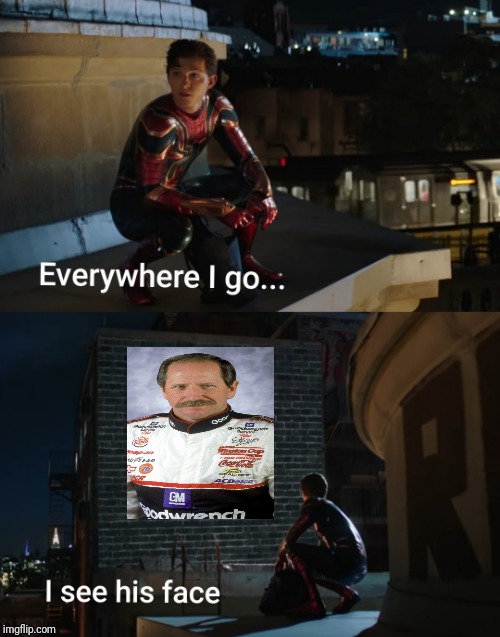 We all miss you dale | image tagged in spider-man template | made w/ Imgflip meme maker