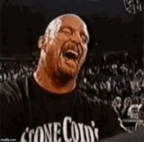 Stone Cold Laughing | image tagged in stone cold laughing | made w/ Imgflip meme maker
