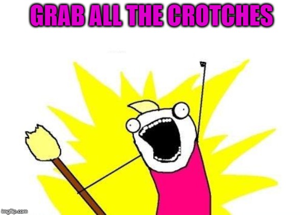 X All The Y Meme | GRAB ALL THE CROTCHES | image tagged in memes,x all the y | made w/ Imgflip meme maker