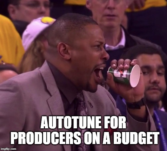 Jamaal Magloire Gatorade cup | AUTOTUNE FOR PRODUCERS ON A BUDGET | image tagged in jamaal magloire gatorade cup | made w/ Imgflip meme maker