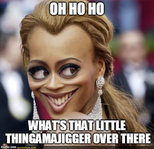 OH HO HO; WHAT'S THAT LITTLE THINGAMAJIGGER OVER THERE | made w/ Imgflip meme maker