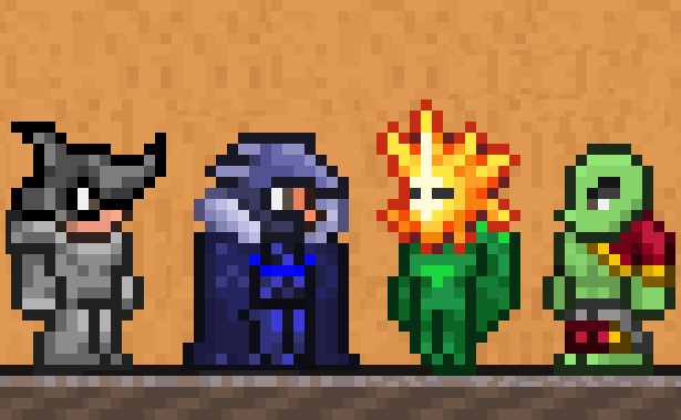 High Quality Me and the boys: Terraria edition Blank Meme Template