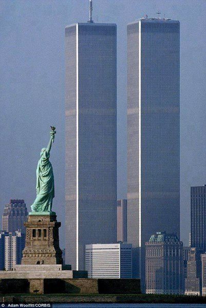 High Quality twin towers Blank Meme Template