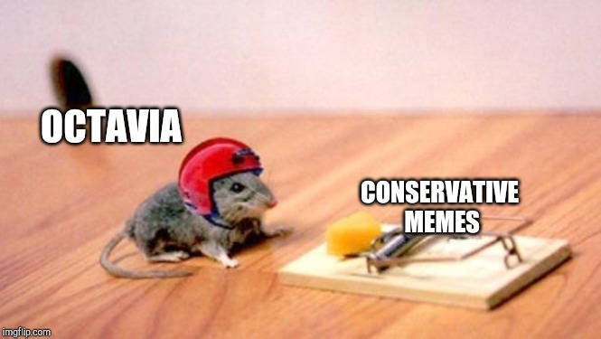 Mouse Trap | OCTAVIA CONSERVATIVE MEMES | image tagged in mouse trap | made w/ Imgflip meme maker