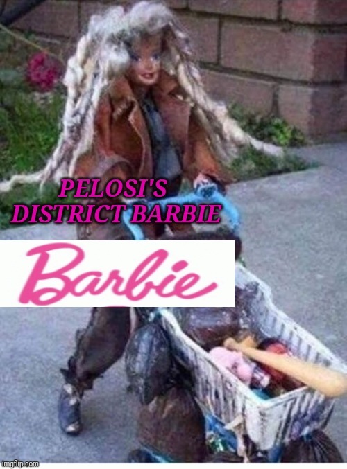 Pelosi's District Barbie | image tagged in pelosi's district barbie | made w/ Imgflip meme maker