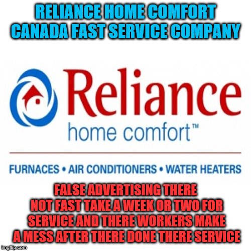 High Quality reliance home comfort Blank Meme Template