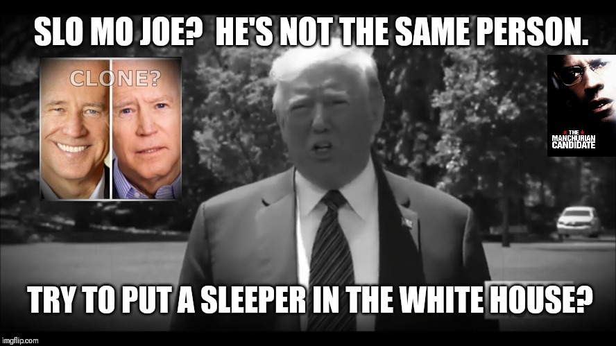 Sleepy Creepy Joe Biden - The All New Manchurian Candidate | image tagged in creepy joe biden,deep state,mind control,presidential candidates,wake up,the great awakening | made w/ Imgflip meme maker