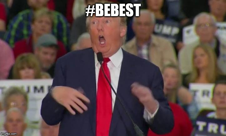 Donald Trump Mocking Disabled | #BEBEST | image tagged in donald trump mocking disabled | made w/ Imgflip meme maker