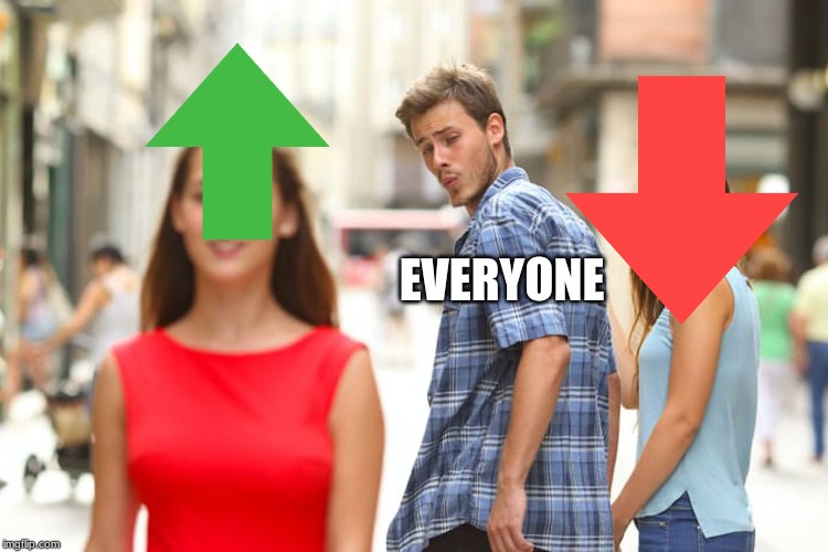 Distracted Boyfriend | EVERYONE | image tagged in memes,distracted boyfriend | made w/ Imgflip meme maker
