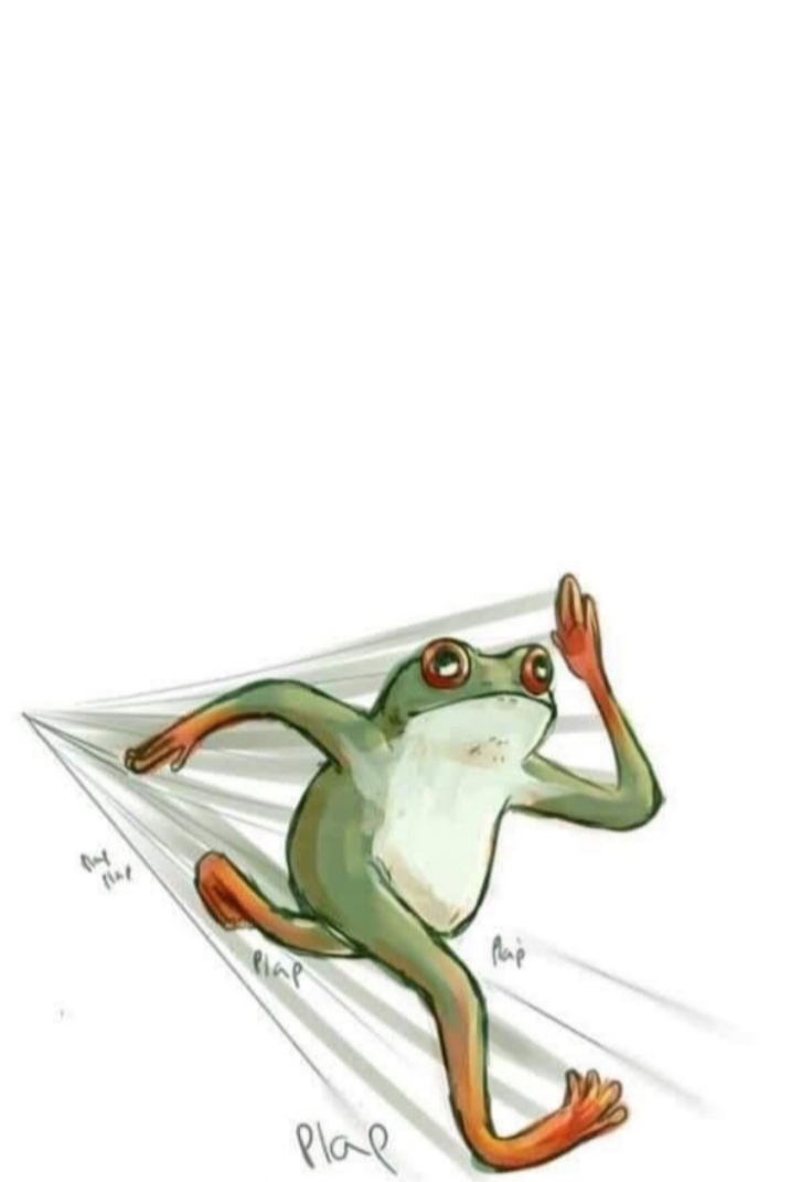 Speedy frog Blank Meme Template