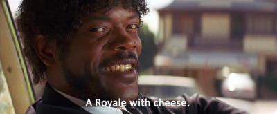 royal with cheese Blank Meme Template