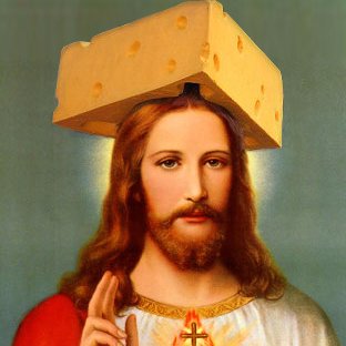 High Quality Lord Cheesus Blank Meme Template