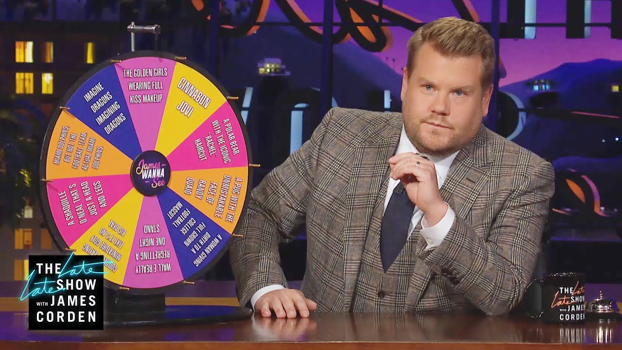 High Quality James Corden Wanna See Blank Meme Template