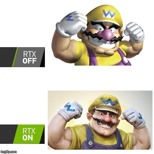 Realistic Wario by Raf Grassetti | image tagged in rtx,wario | made w/ Imgflip meme maker
