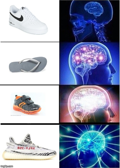 Expanding Brain | image tagged in memes,expanding brain,yeezy | made w/ Imgflip meme maker