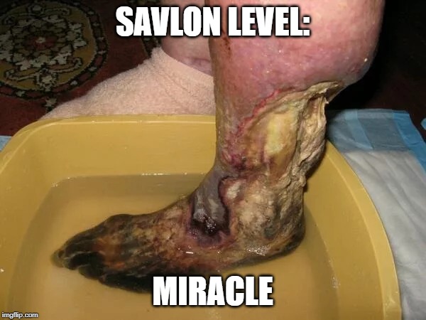 SAVLON LEVEL: MIRACLE | made w/ Imgflip meme maker