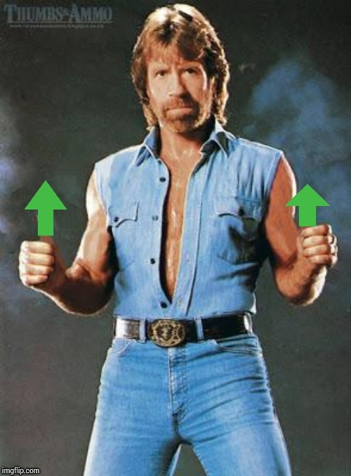 Upvote Chuck | image tagged in upvote chuck | made w/ Imgflip meme maker