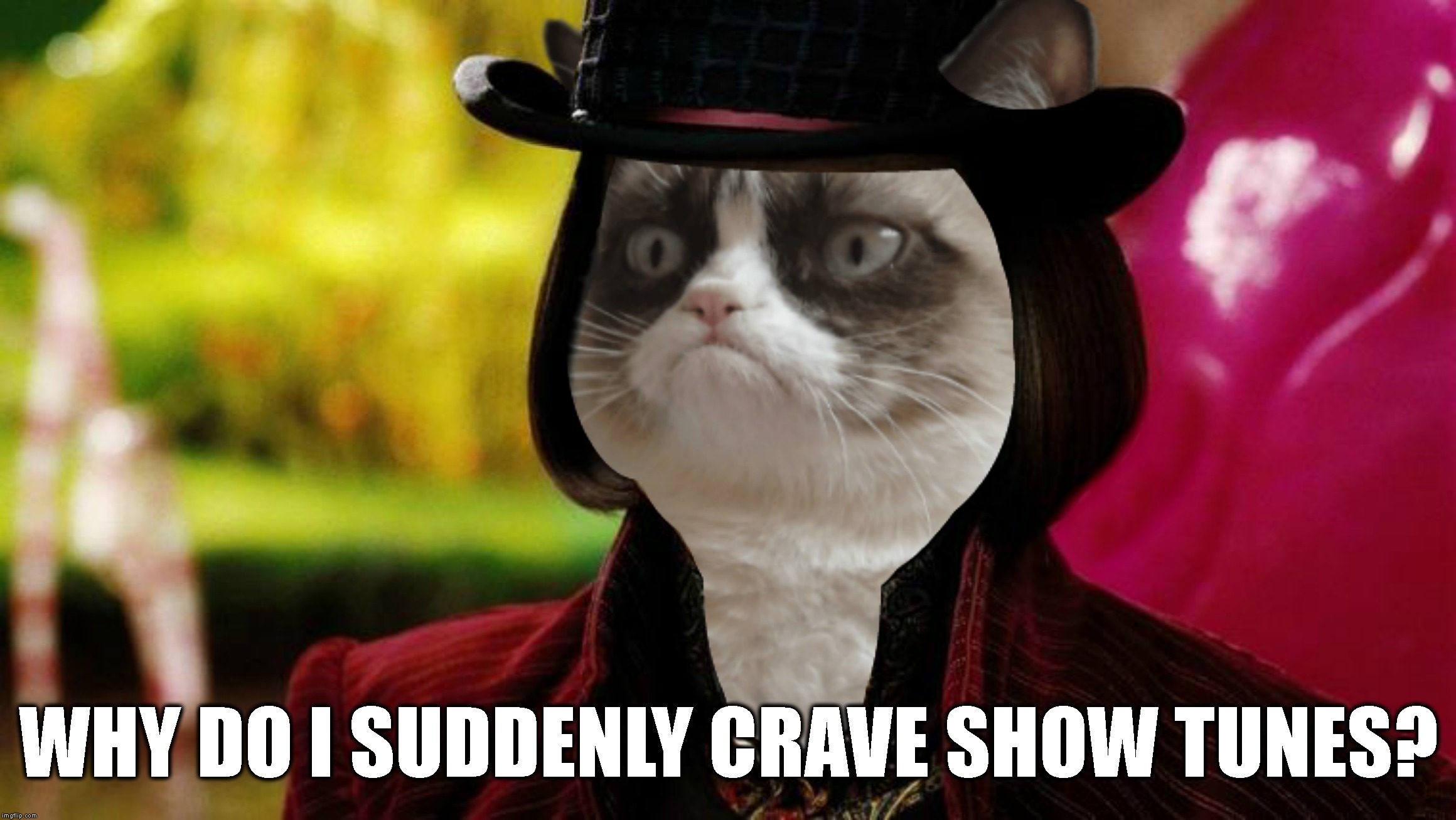 WHY DO I SUDDENLY CRAVE SHOW TUNES? | made w/ Imgflip meme maker