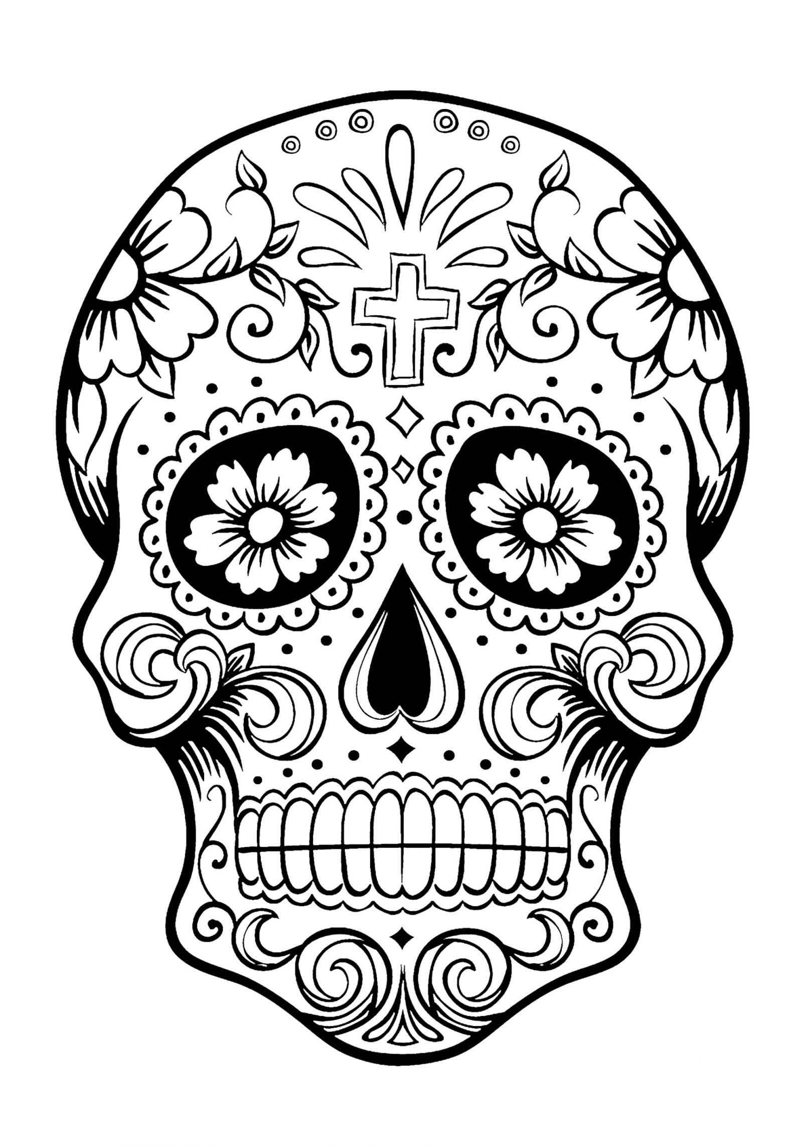 day of the dead Blank Template - Imgflip In Blank Sugar Skull Template
