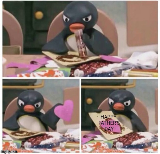 Pingu heart | HAPPY FATHER'S DAY | image tagged in pingu heart | made w/ Imgflip meme maker