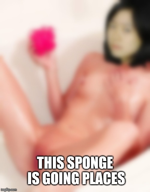 holding sponge | THIS SPONGE IS GOING PLACES | image tagged in holding sponge | made w/ Imgflip meme maker