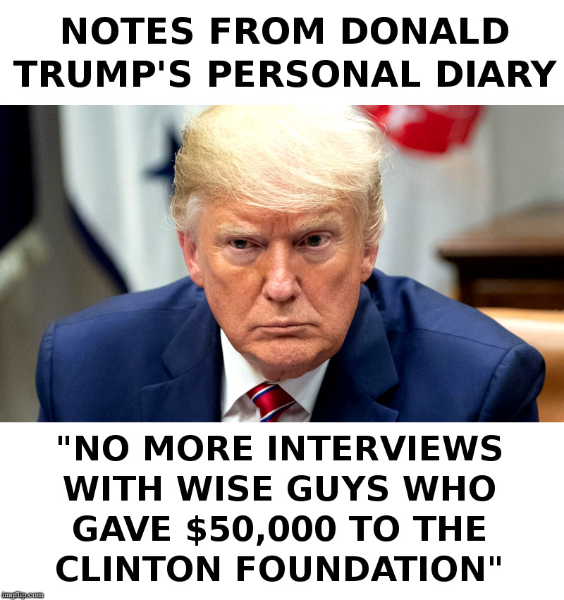 Notes From Donald Trump's Personal Diary | image tagged in donald trump,george stephanopoulos,media bias,fake news | made w/ Imgflip meme maker