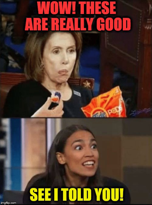 See they are so dumb | WOW! THESE ARE REALLY GOOD; SEE I TOLD YOU! | image tagged in tide pod challenge,politics | made w/ Imgflip meme maker
