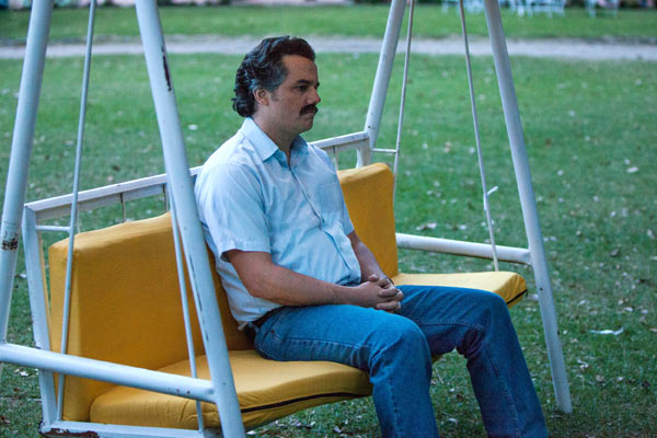 High Quality Pablo escobar waiting alone Blank Meme Template