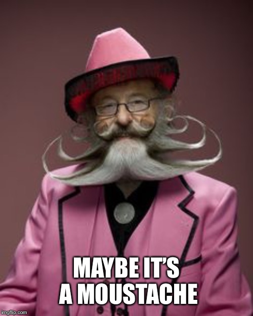 MAYBE IT’S A MOUSTACHE | made w/ Imgflip meme maker