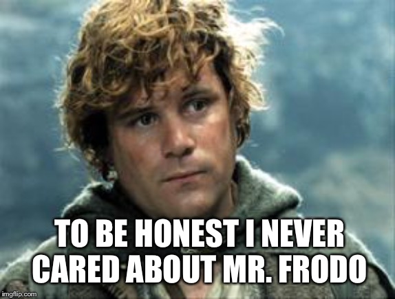 gandalf frodo meme i have no money