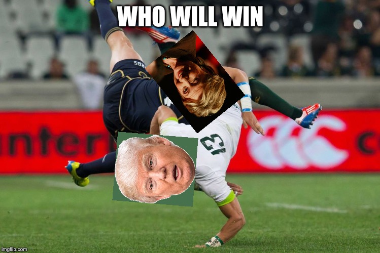 Rugby Tackle | WHO WILL WIN | image tagged in rugby tackle | made w/ Imgflip meme maker
