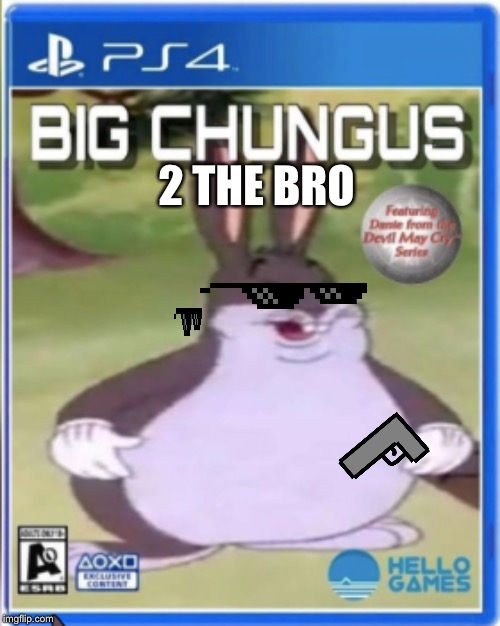 Big chungus 2 | 2 THE BRO | image tagged in big chungus | made w/ Imgflip meme maker