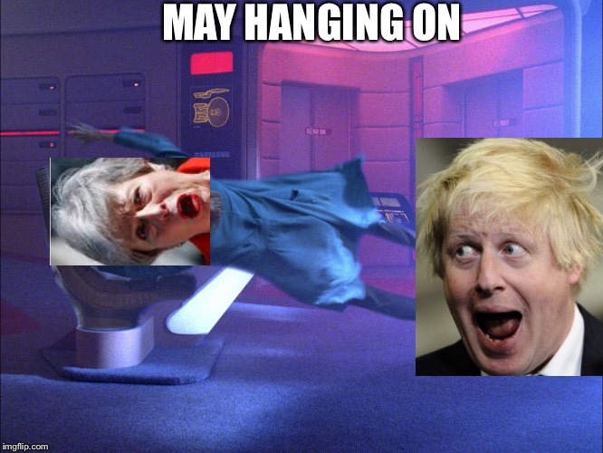 Mayday | MAY HANGING ON | image tagged in crusher vortex | made w/ Imgflip meme maker