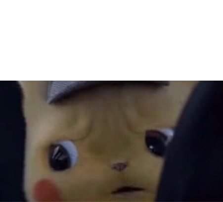 Detective pikachu Blank Meme Template