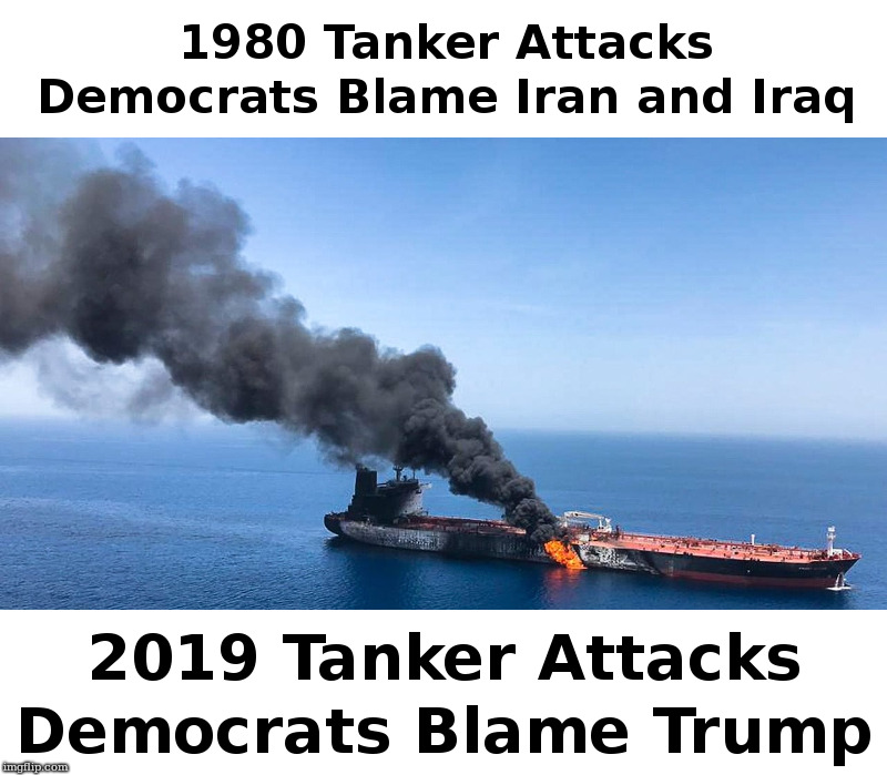 Tanker Wars | image tagged in democrats,iran,iraq,terrorists,donald trump | made w/ Imgflip meme maker