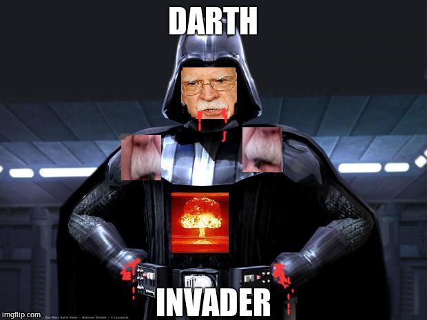 The farce is with you. | DARTH; INVADER | image tagged in bolton,warmonger,liar,bloodthirsty | made w/ Imgflip meme maker