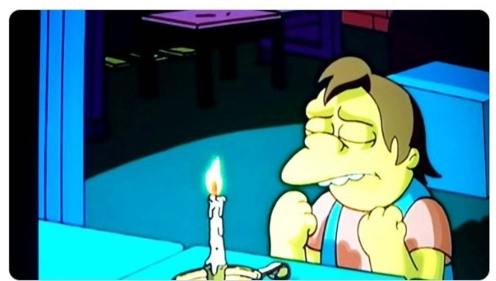 High Quality candle-simpson Blank Meme Template