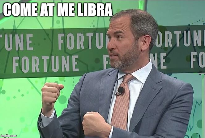 brad's eyebrow | COME AT ME LIBRA | image tagged in ripple,xrp,brad garlinghouse | made w/ Imgflip meme maker