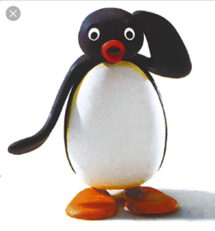 Pingu surprised Blank Meme Template