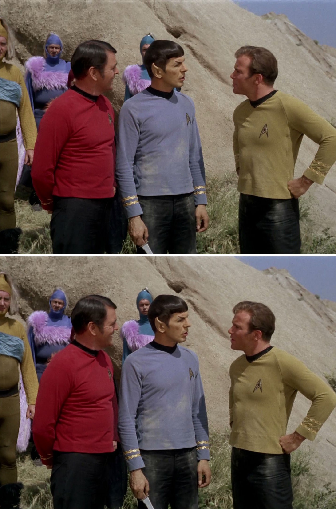 Kirk Spock Scotty Blank Meme Template