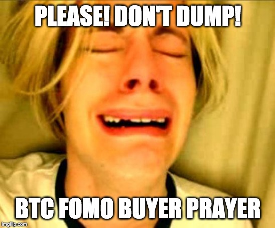 Leave Britney Alone | PLEASE! DON'T DUMP! BTC FOMO BUYER PRAYER | image tagged in leave britney alone | made w/ Imgflip meme maker