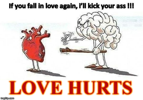 Love hurts | LOVE HURTS | image tagged in love | made w/ Imgflip meme maker