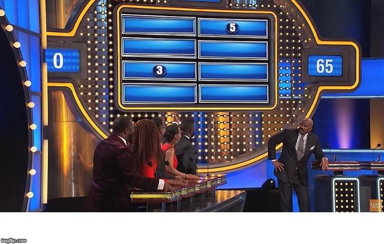 High Quality Family Feud 5 Ways To Greet Early Blank Meme Template