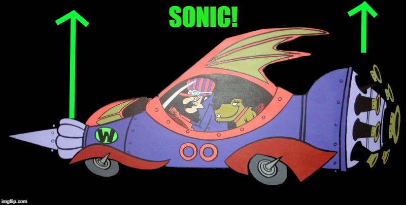 SONIC! | image tagged in wacky upvoter | made w/ Imgflip meme maker