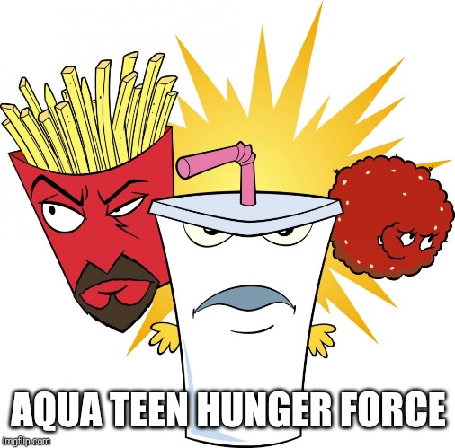 Aqua Teen Hunger Force | AQUA TEEN HUNGER FORCE | image tagged in aqua teen hunger force | made w/ Imgflip meme maker