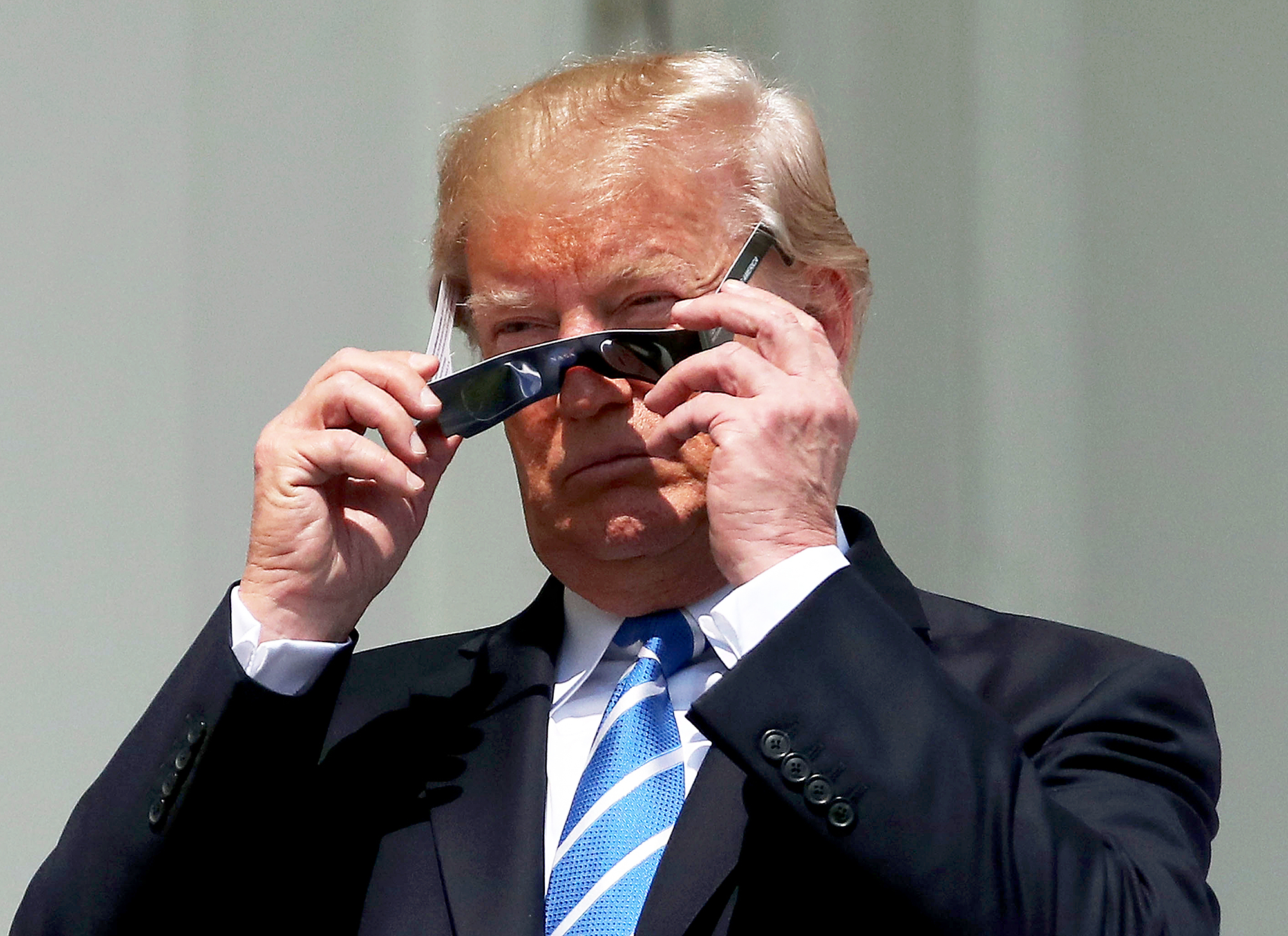 Trump glasses Blank Meme Template