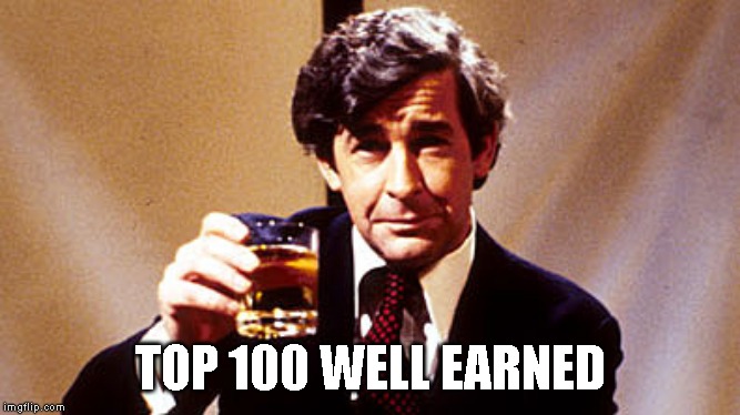 TOP 100 WELL EARNED | made w/ Imgflip meme maker