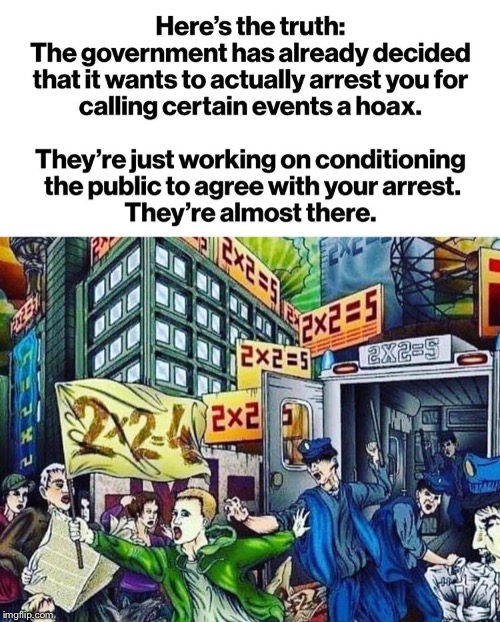 Wrong Think | image tagged in george orwell,censorship,false flag,propaganda,free speech,9/11 truth movement | made w/ Imgflip meme maker