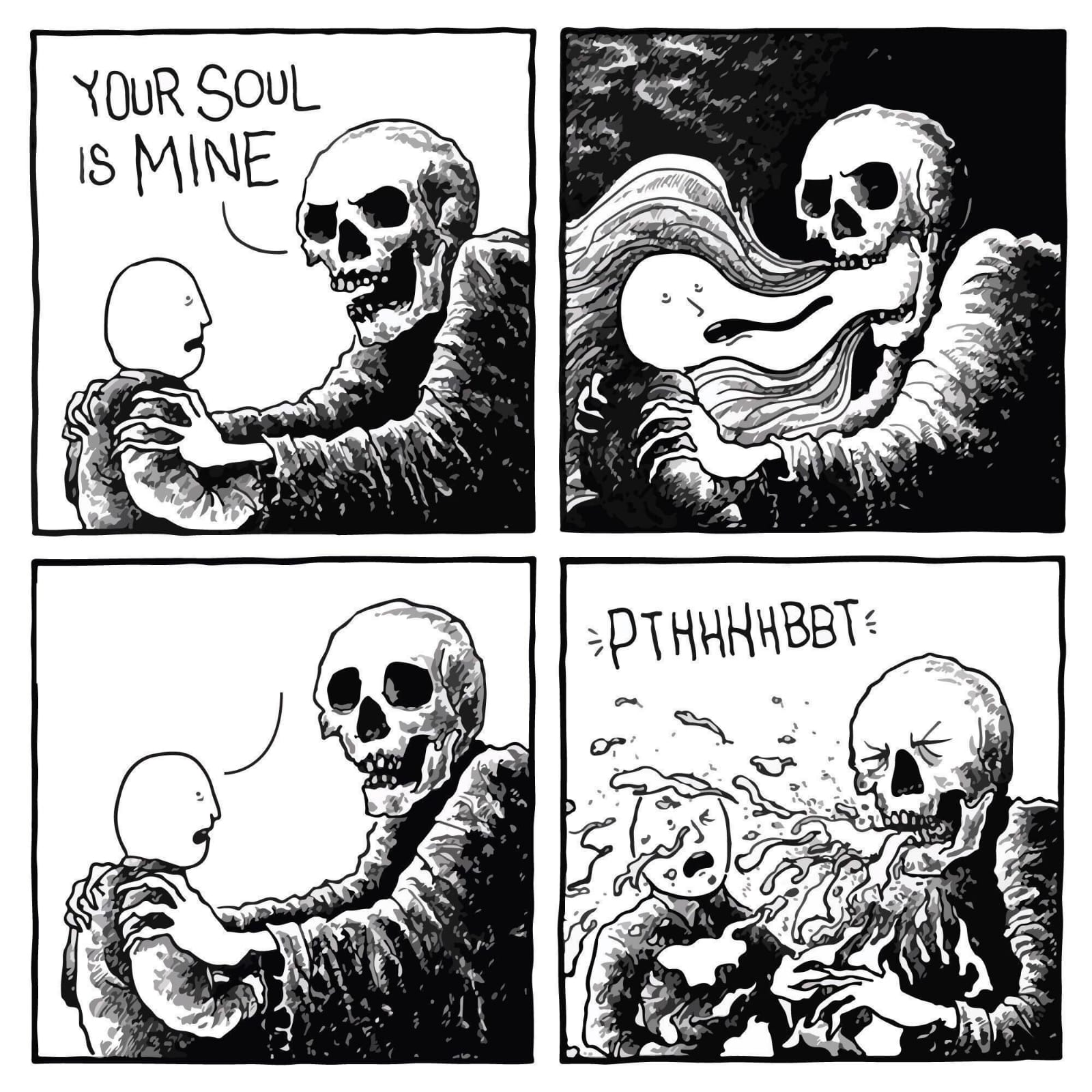 High Quality your soul is mine Blank Meme Template